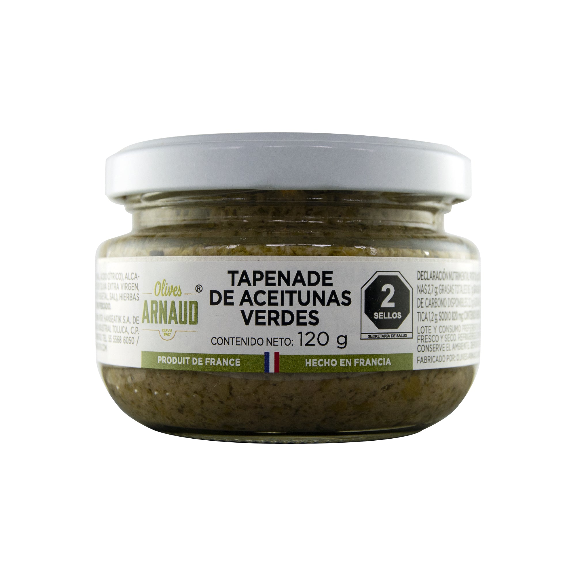 Olives Arnaud Tapenade de Aceituna Verde 120g Hanseatik