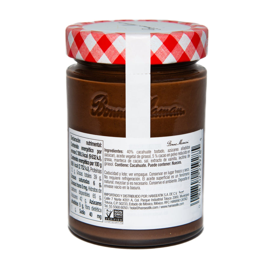 Bonne Maman - Crema de Cacahuate con Cacao 350g Mermelada Bonne Maman