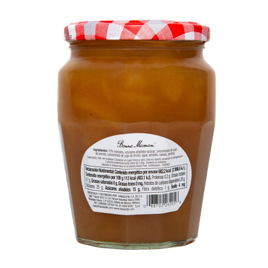 Bonne Maman - Relleno para Tarta Manzana Canela 600g Mermelada Bonne Maman
