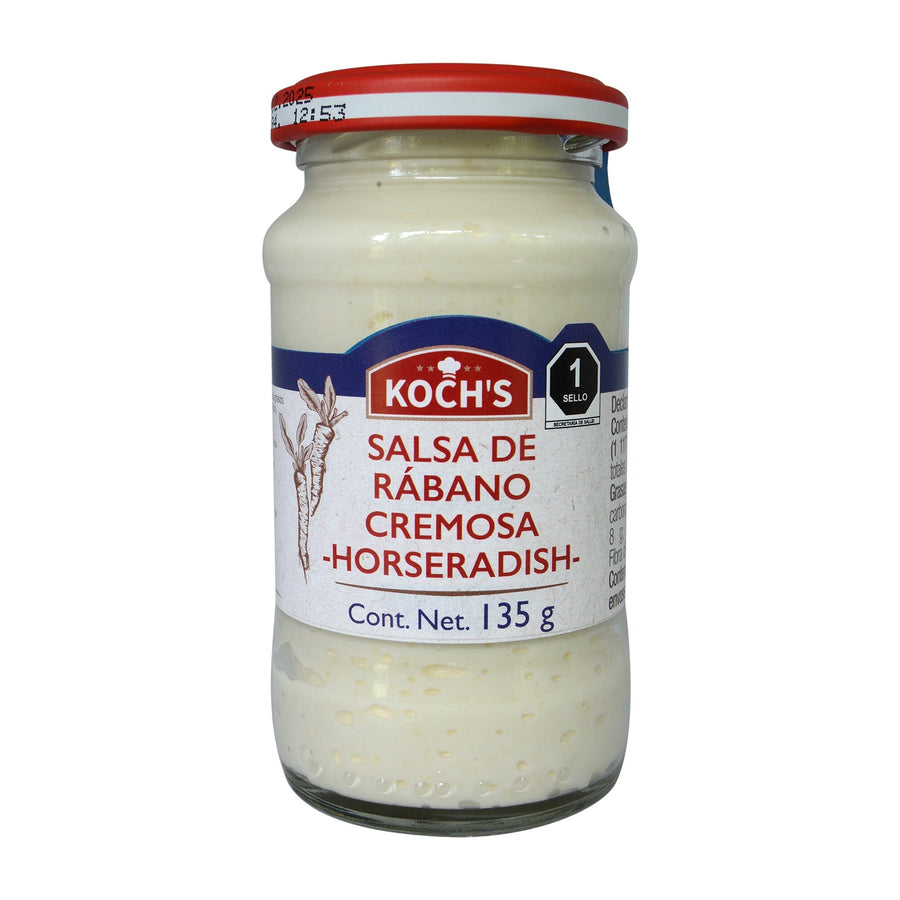 Kochs - Salsa de Rábano Cremosa (Horseradish) 135g Chutney Kochs