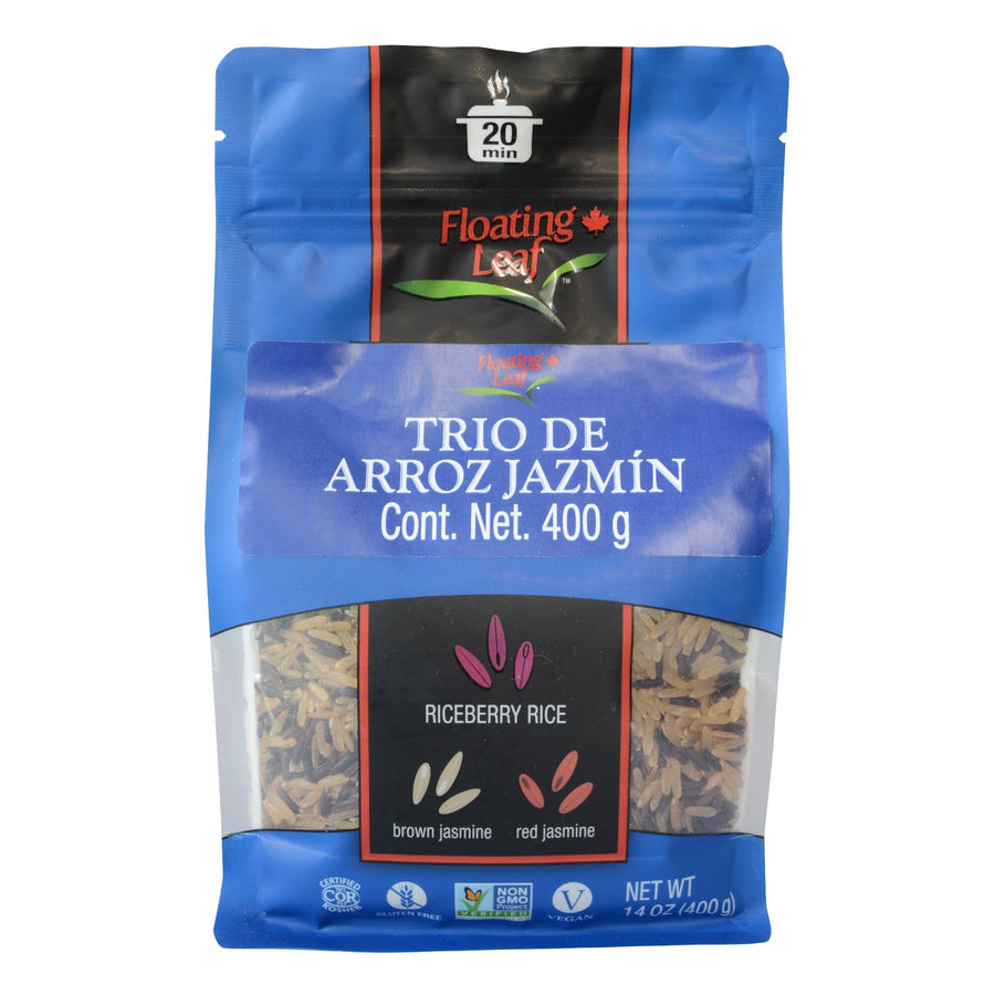 Trío de Arroz Jazmín 400g Arroz Floating Leaf