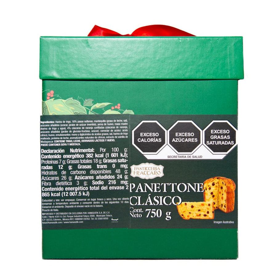 Pasticceria Fraccaro - Panettone Clásico 750 g Pan Pasticceria Fraccaro
