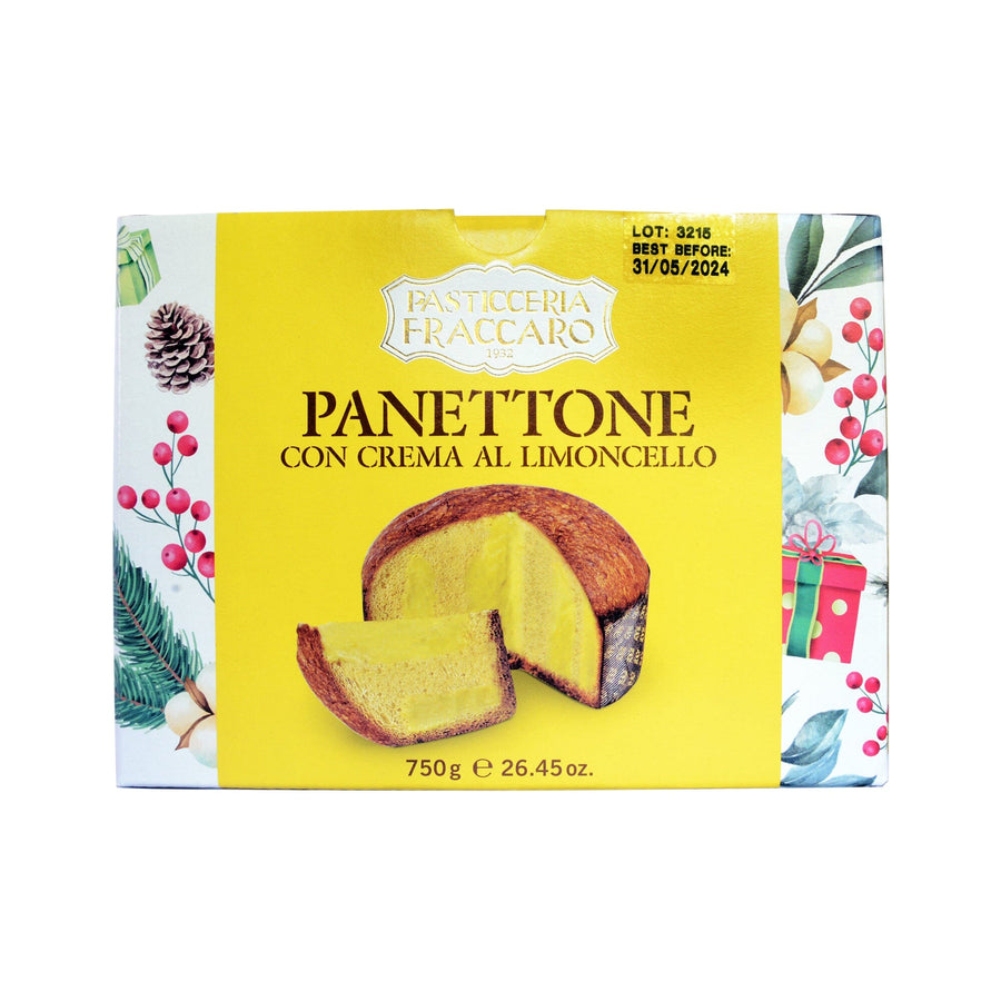 Pasticceria Fraccaro - Panettone Con Crema de Limoncello 750 g pan Pasticceria Fraccaro