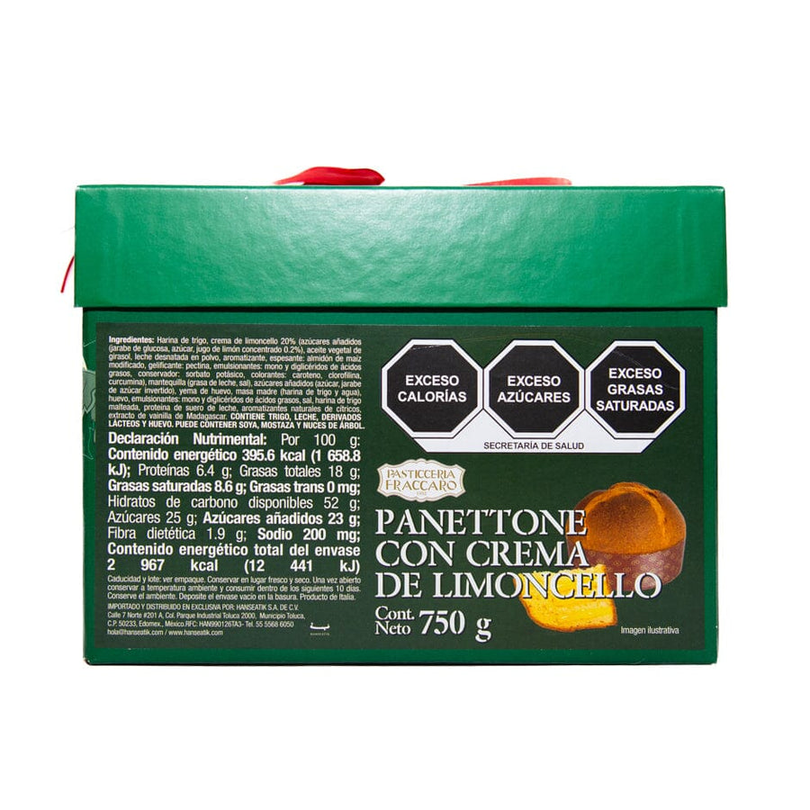 Pasticceria Fraccaro - Panettone con Crema Pistache y Chispas Chocolate 750 g Pan Pasticceria Fraccaro