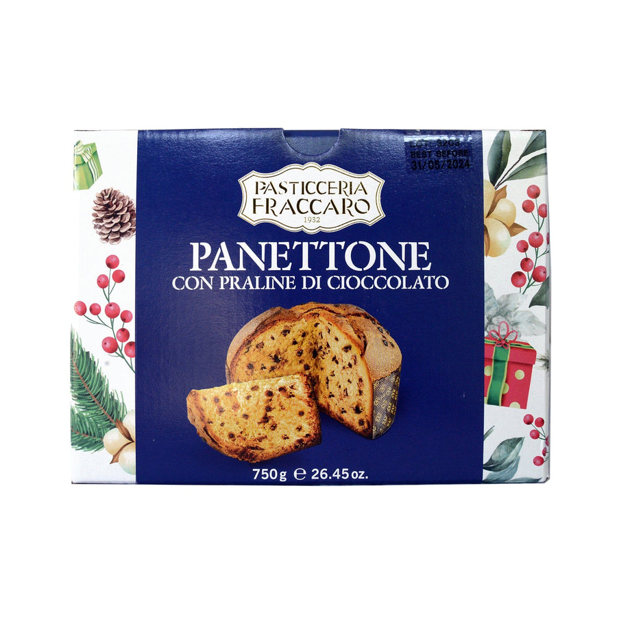 Pasticceria Fraccaro - Panettone Con Chispas de Chocolate 750 g Pan Pasticceria Fraccaro