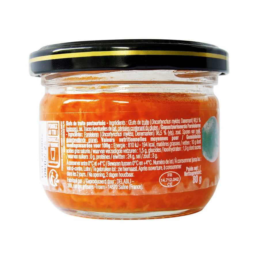 Labeyrie - Hueva de Trucha (soft shell) 80 g Labeyrie