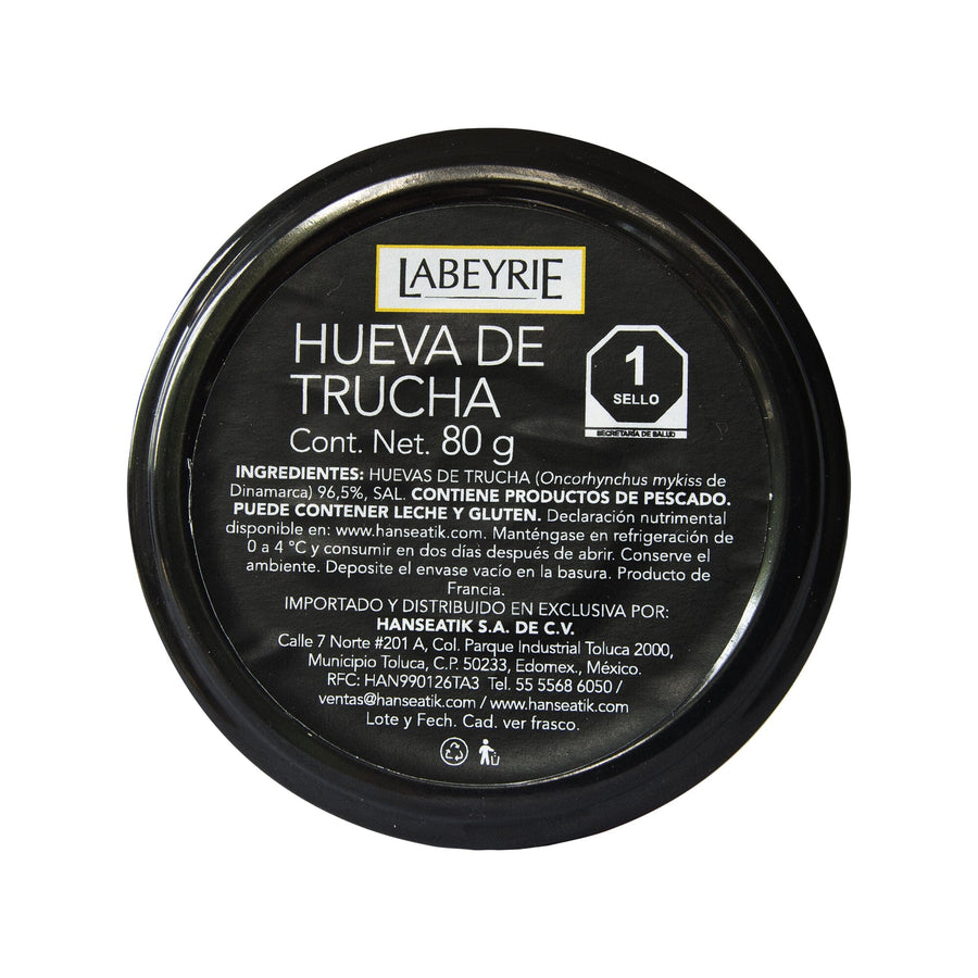 Labeyrie - Hueva de Trucha (soft shell) 80 g Labeyrie