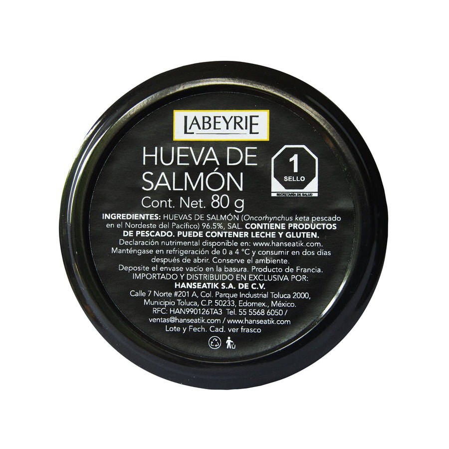 Labeyrie - Hueva de Salmón (soft shell) 80 g Labeyrie