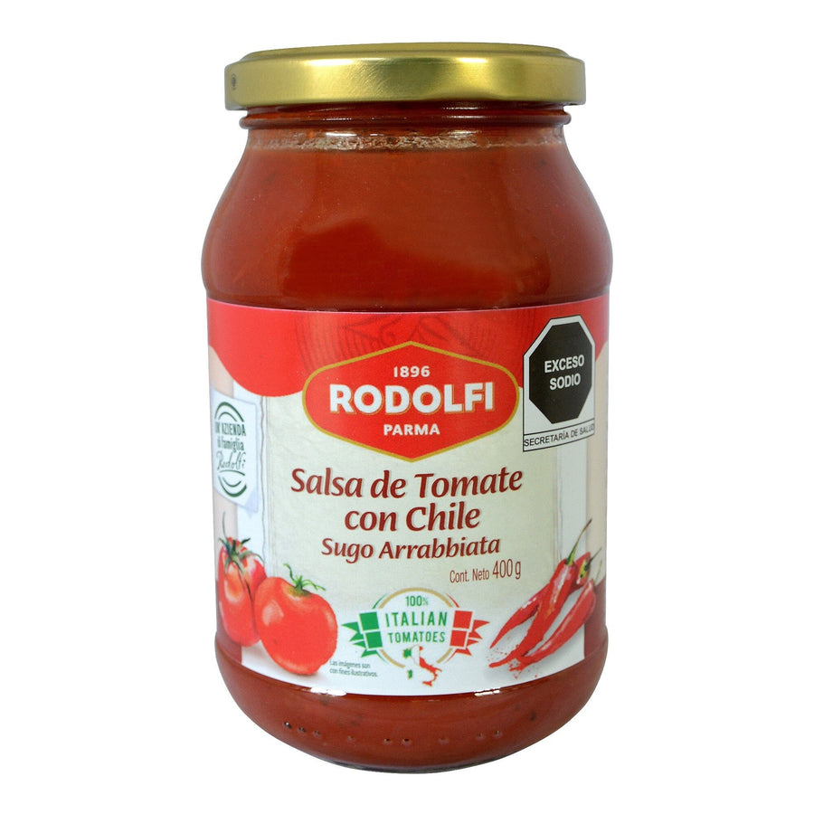 Rodolfi - Salsa de Tomate con Chile (Arrabbiata) 400g Salsa Rodolfi