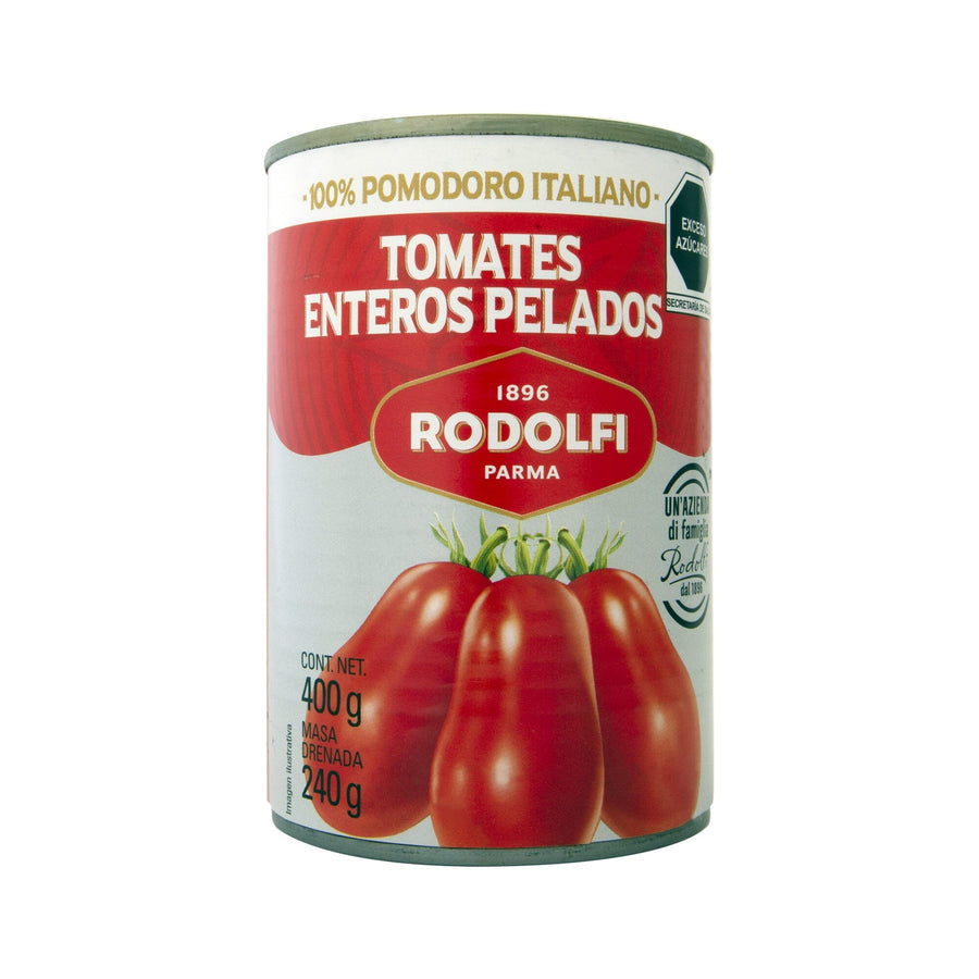 Rodolfi - Tomates Enteros Pelados 400g Salsa Rodolfi