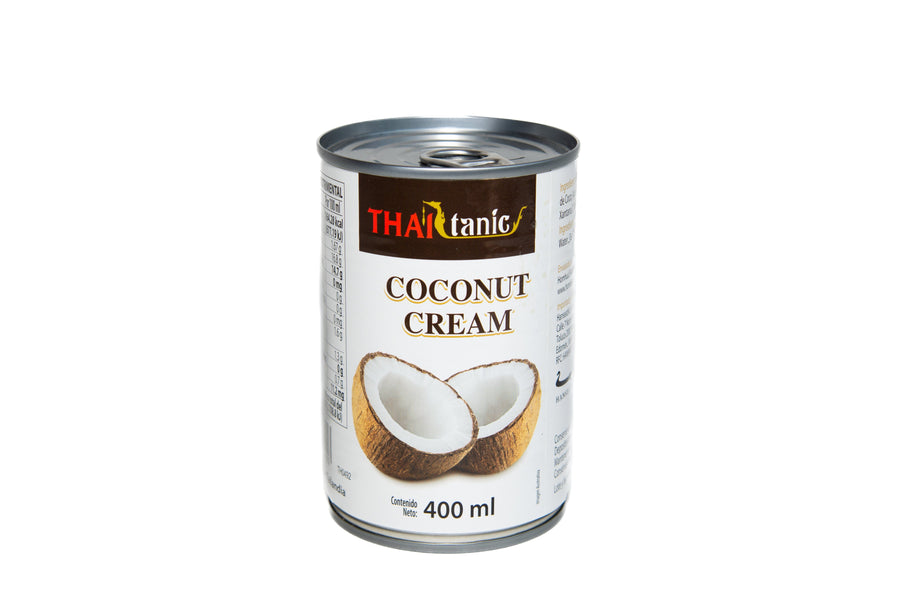 Thaitanic - Extracto de Coco Cremoso 400ml Crema de coco Thaitanic