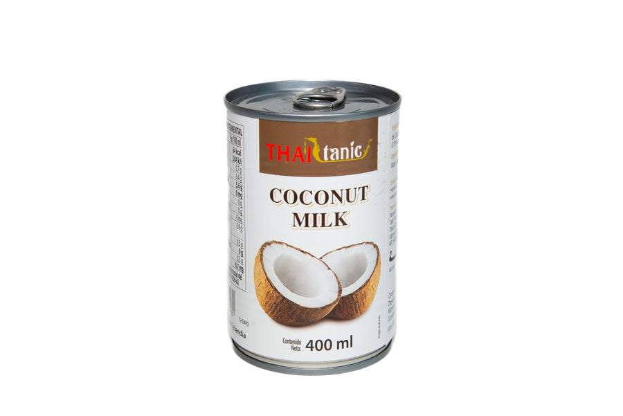 Thaitanic - Extracto de Coco (Leche) 400ml Crema de coco Thaitanic