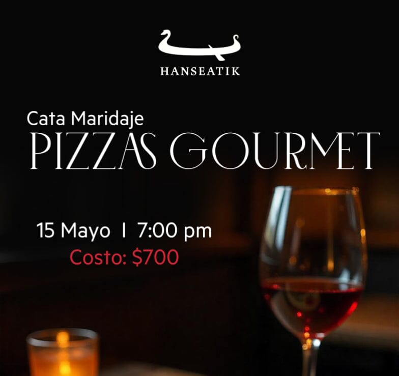Evento Hanseatik - Cata Maridaje de Pizzas Gourmet y Vinos Viña Tuelda Evento La Scuola Scuola italiana Pizzaioli