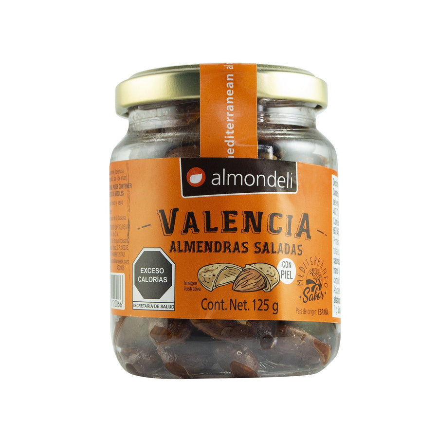 Almondeli - Almendra Valencia con Piel Frita 125g Almendra Almondeli