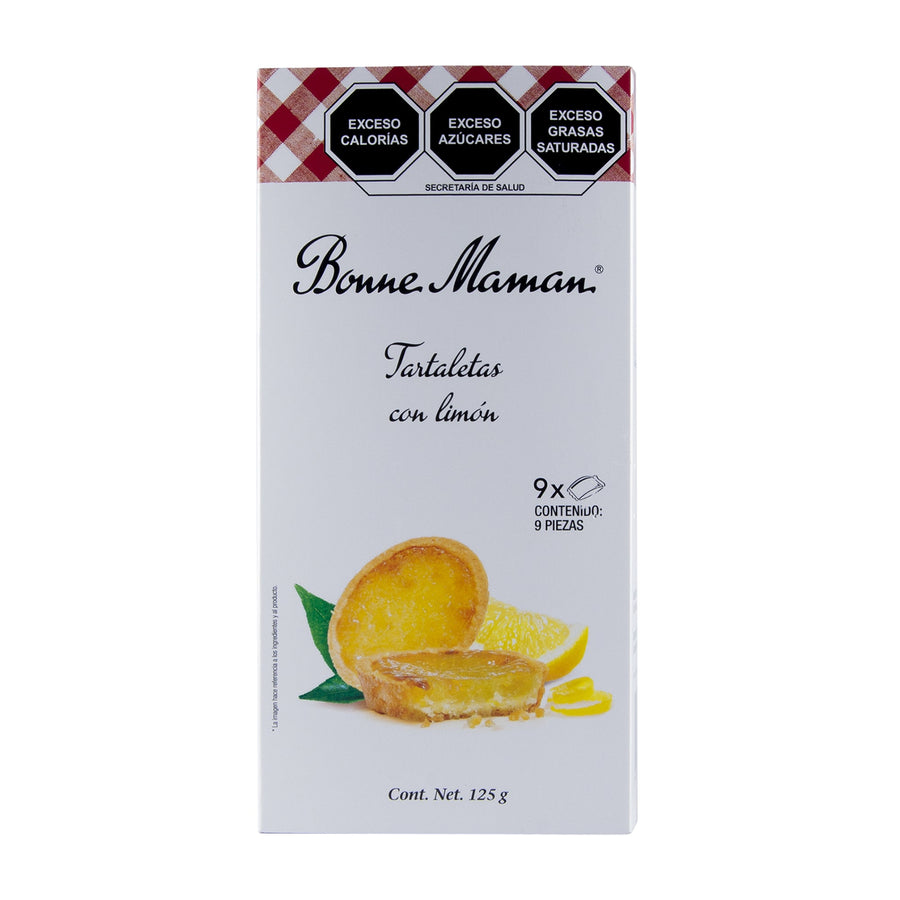 Bonne Maman - Tartaletas de Limón 125g Galletas Bonne Maman