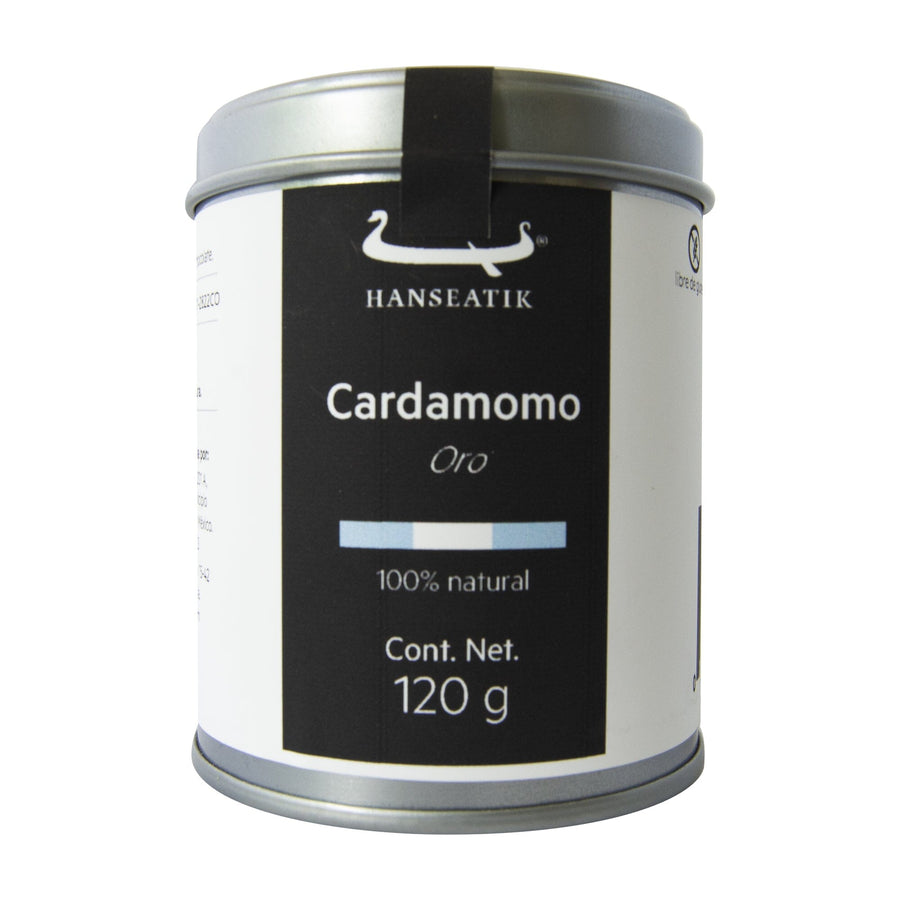 Cardamomo Oro En Lata 120g Especias Hanseatik