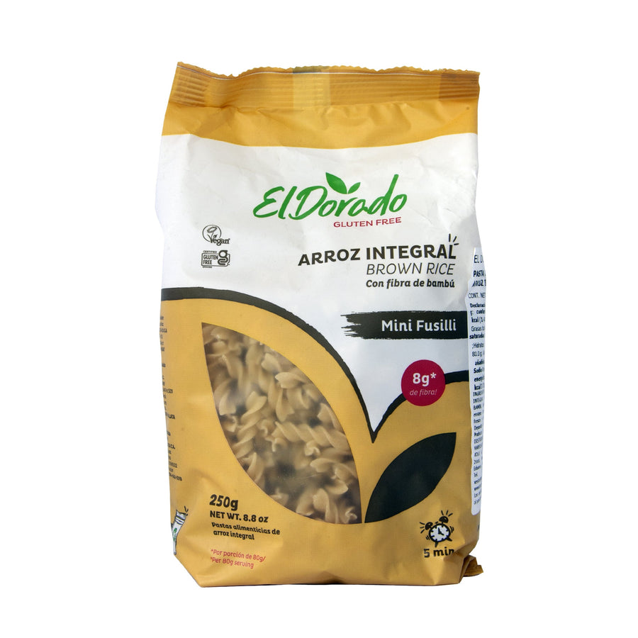 El Dorado - Fusilli de Arroz Integral Gluten Free 250g Pasta El Dorado