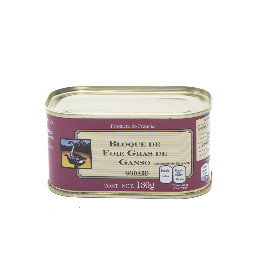 Bloque de Foie Gras de Ganso 130g Foie Gras Godard