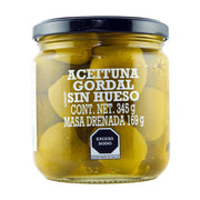 Aceitunas Gordal sin Hueso 345g Conservas Losada