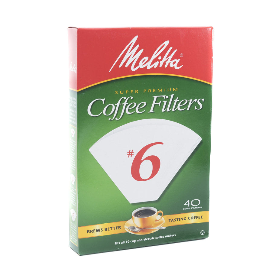 Filtro Cono #6 (40 Filtros) Filtros para cafe Melitta