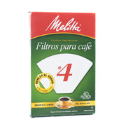 Filtro Cono #4 Melitta (40 filtros) Filtros para cafe Melitta