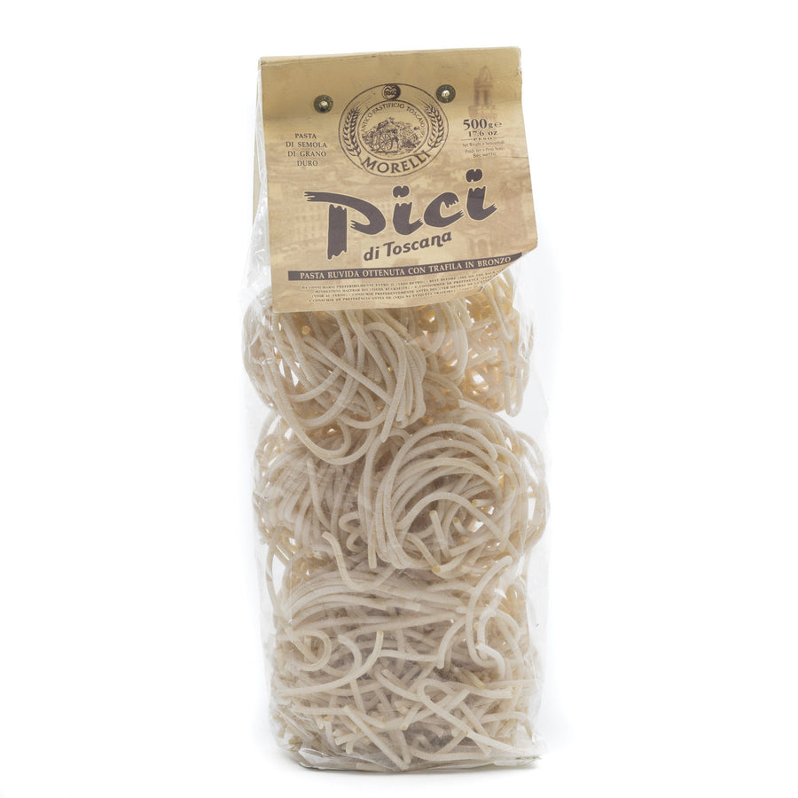 Pici de Toscana Sémola de Grano Duro a Matessa 500g Pasta Morelli