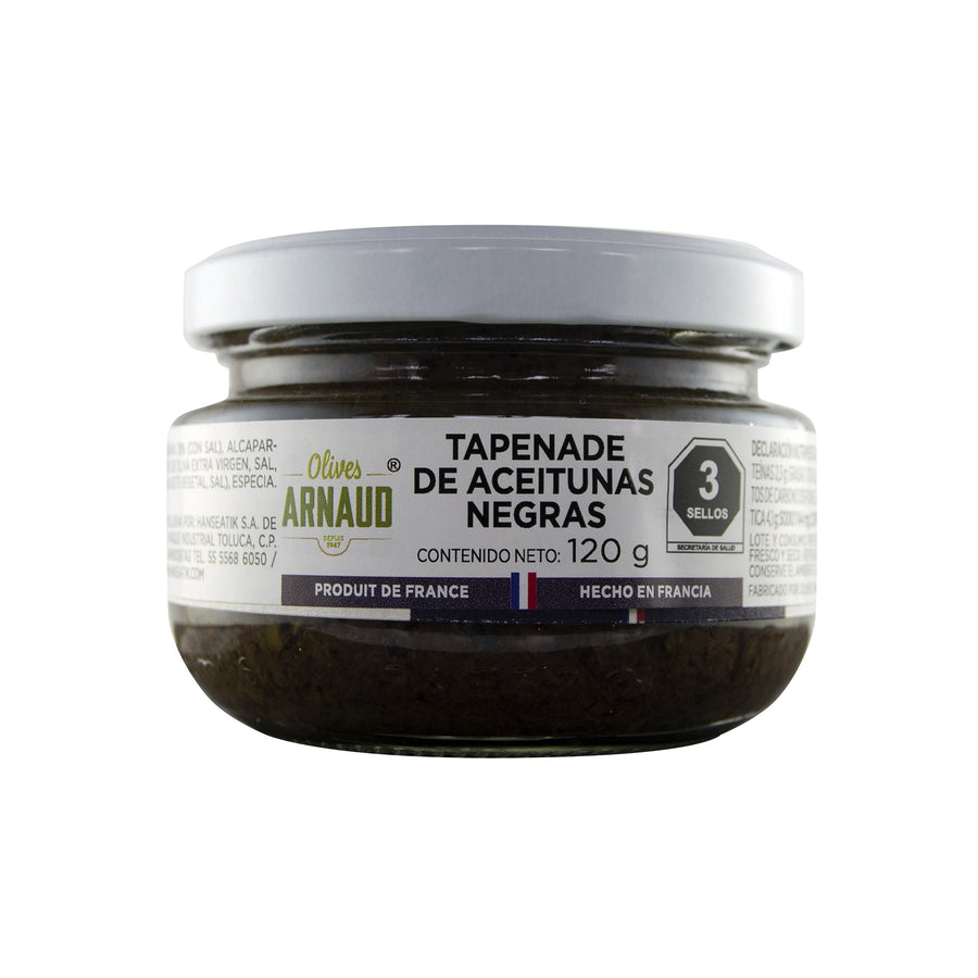 Olives Arnaud - Tapenade de Aceituna Negra 120g Salsa Olives Arnaud