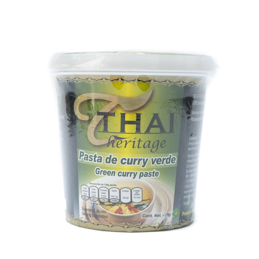 Pasta de Curry Verde de 400g Salsa Thai Heritage