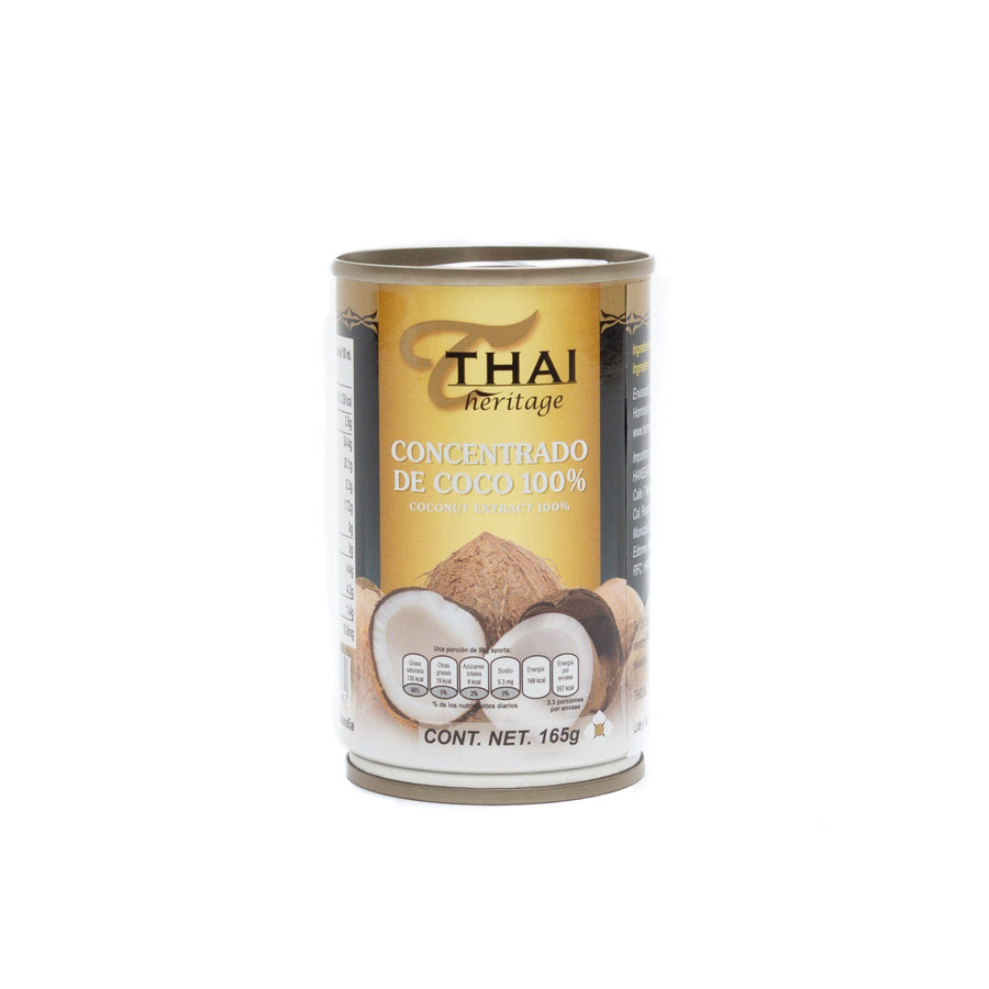 Concentrado de Coco 100% 165g Crema de coco Thai Heritage