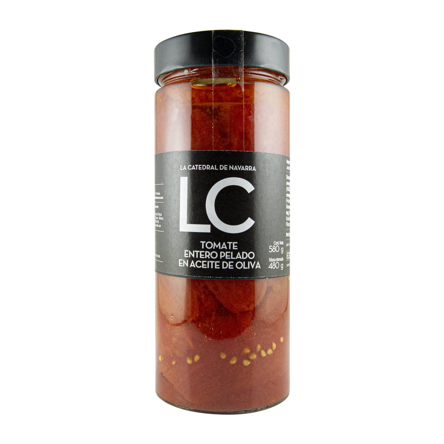 La Catedral de Navarra - Tomates Enteros Pelados en Aceite de Oliva 575g Conservas La Catedral de Navarra
