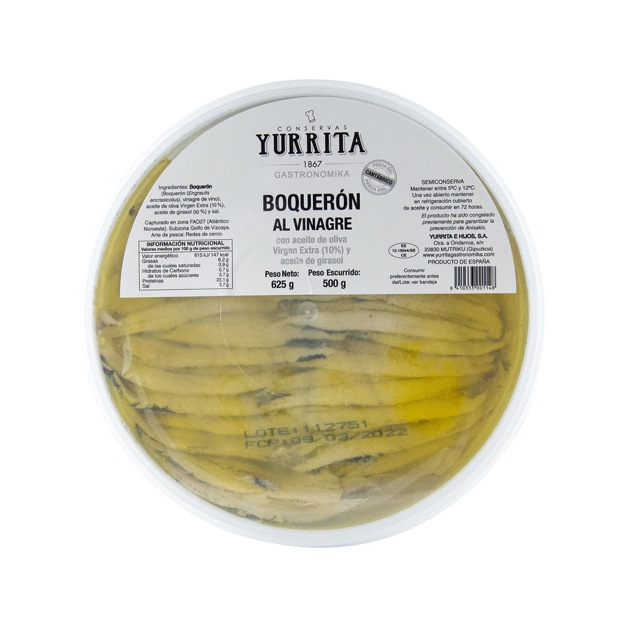 Yurrita - Boquerón al Vinagre (REFRIGERADO) Boquerón Yurrita