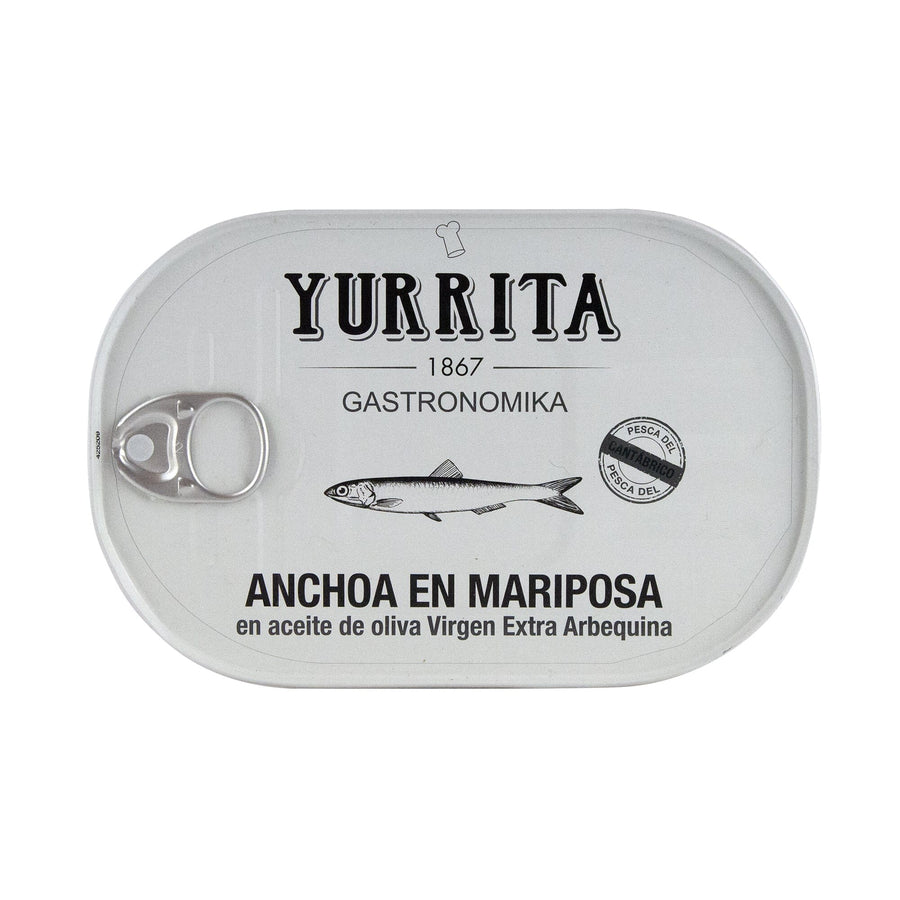 Yurrita - Anchoa Mariposa del Cantábrico en Aceite de Oliva Anchoas Yurrita